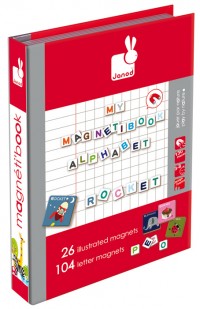 Janod - Magnetic Alphabet Puzzle Book  