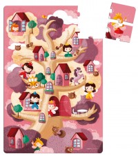 Janod - Fairy House Floor Puzzle (36pc)