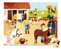 Janod - Boxed puzzle - Horseriding (54pc) (WAS $22.50)