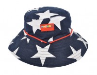 Penny Scallan - Brimmed Hat, navy star