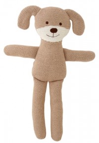 Alimrose - Knitted Puppy Rattle Toy 