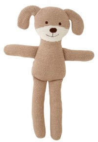 Alimrose - Knitted Puppy Rattle Toy