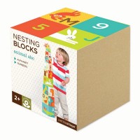 Petit Collage - Nesting Blocks, animal abc