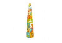 Petit Collage - Nesting Blocks, animal abc