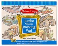 Melissa and Doug - Jumbo Vehicles Colouring In Pad