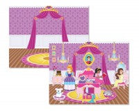 Melissa and Doug - Reusable Sticker Book- princess castle 