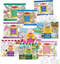 3 for $30 - Melissa and Doug Jumbo Colouring Pads & Reusable Sticker Pads