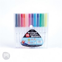 Micador - Triangle Easy grip Markers (12 pk)