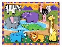 Melissa and Doug - Jungle Safari Animals Chunky Puzzle
