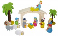 Wooden Nativity Set