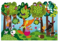 Aladine Vertical Puzzle - forest friends (24pc)