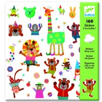 Djeco - Sticker Pack - Party Time (160pc)  