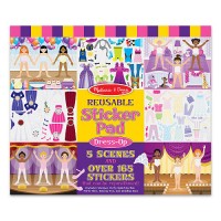 Melissa and Doug - Reusable Sticker Book - dress up