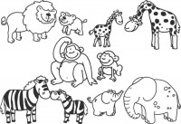 Aladine - large stamps pack - animals