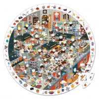 Janod - 208pc Restaurant Kitchen Observation Puzzle  