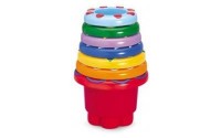 TOLO - Rainbow Stacker Nesting cups for beach, bath play WAS $22.50