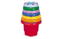 TOLO - Rainbow Stacker Nesting cups for beach, bath play  WAS $22.50