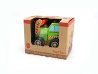 Wooden Block Bulldozer (Rubber wheels)