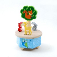 Wooden Music Box - Forest Animals