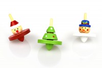 Christmas Spinning Tops