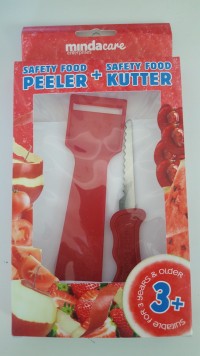 Safety Food Peeler & Kutter SET (Was $19.95)