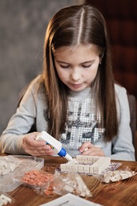 Plaster Building Set - Two Towers Design