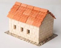 Plaster Building Set - Tile Roof House Design