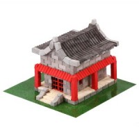 Plaster Building Set - Chinese House