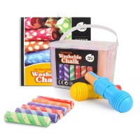 Washable Outdoor Chalk - 24 Colours Kit 