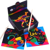 Scratch Art Notes Set 