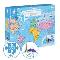 Janod Educational World Puzzle