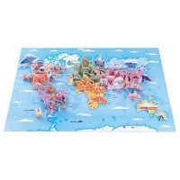 Janod Educational World Puzzle