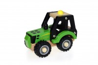 Wooden Green Tractor