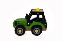 Wooden Green Tractor