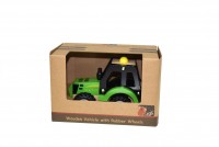 Wooden Green Tractor