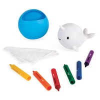 Janod Colouring Narwhyl (Bath Toy)