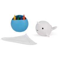 Janod Colouring Narwhyl (Bath Toy)