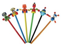 Robot Pencils (set of 6) 