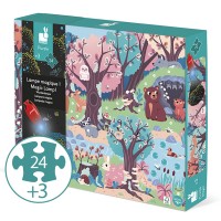 Janod Magic Forest Puzzle (day & night)