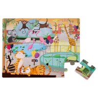 Janod - Tactile Zoo Puzzle (sensory)