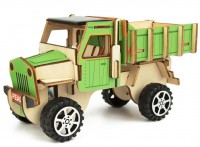 Wooden Solar Truck