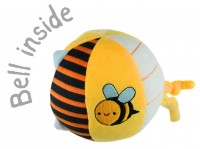 Snuggle Hunny Bee Textured Baby Ball