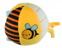 Snuggle Hunny Bee Textured Baby Ball