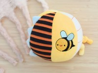 Snuggle Hunny Bee Textured Baby Ball