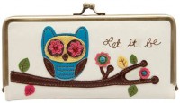 Natural Life - Owl 'Let It Be' Hinged Wallet