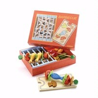 Wooden BBQ Set