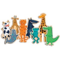 Crazy Animals Magnetic Puzzle