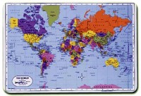 World Map Placemat  