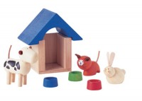 Plan Toys - Dollhouse Pets Set  