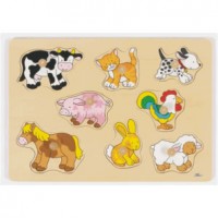 Farm Animals Peg Puzzle